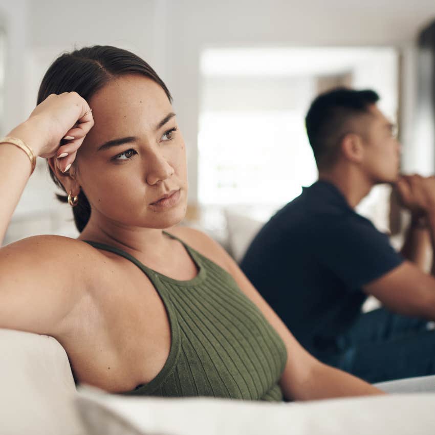 woman who overlooks the red flag that they're intelligence levels are not the same