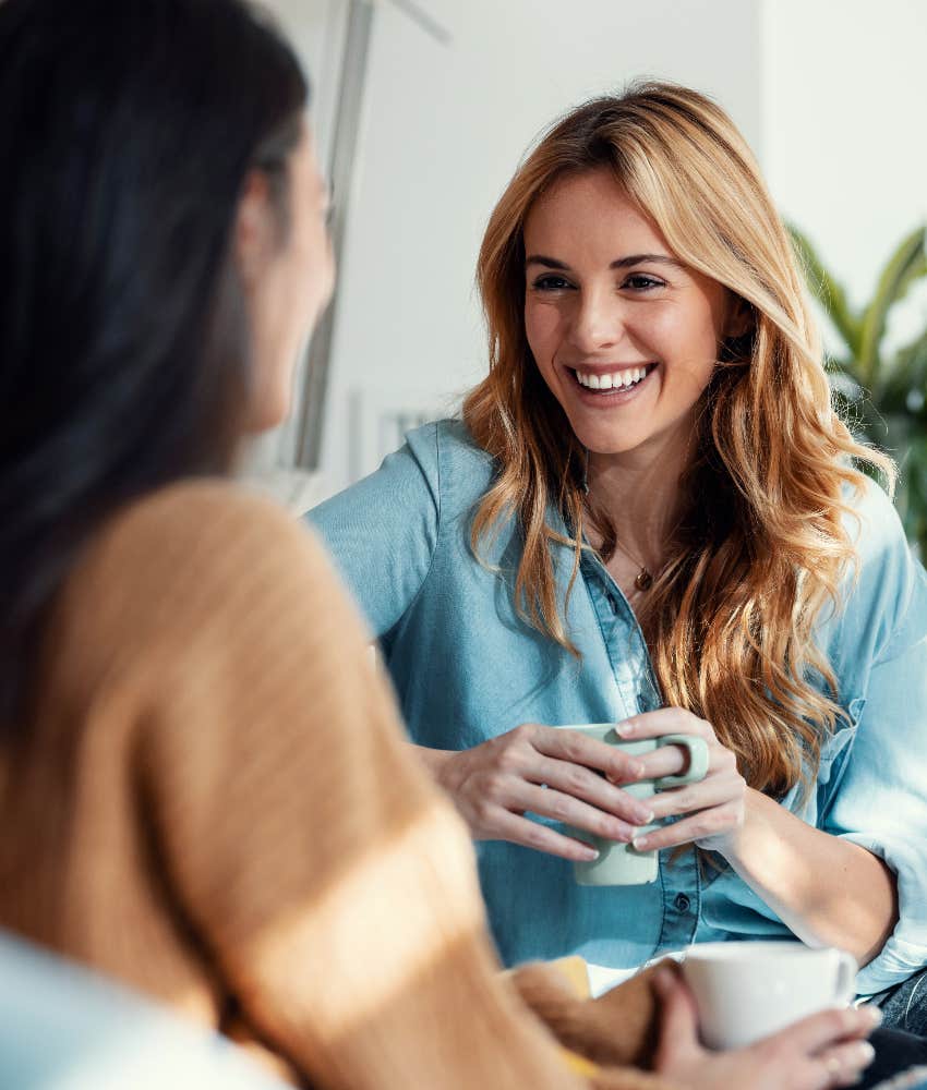 street smart woman good at talking to people