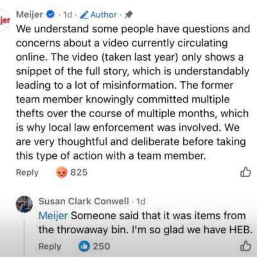Meijer grocery store statement