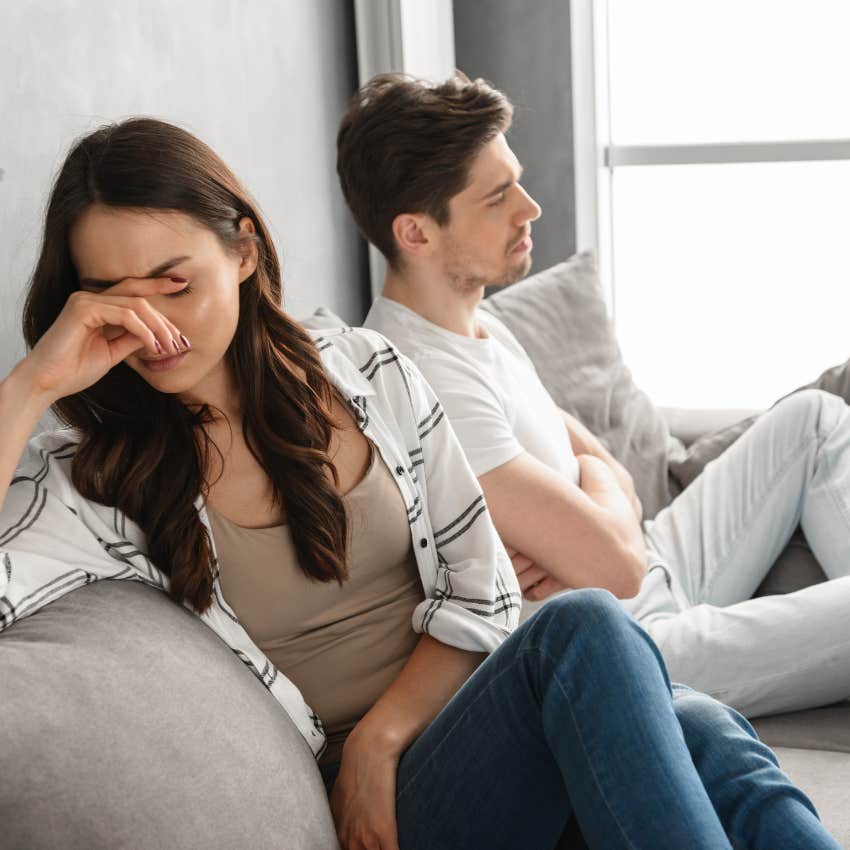 man who tries to control everything being secretly afraid of woman
