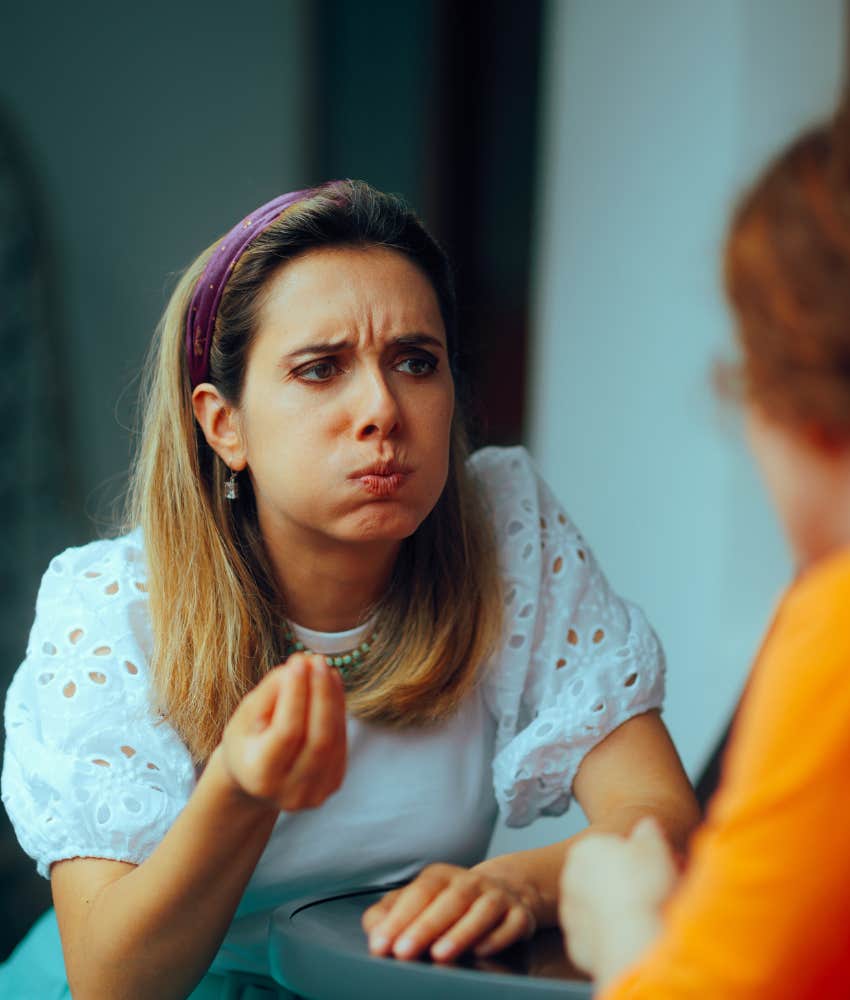 Critical person ruins relationship