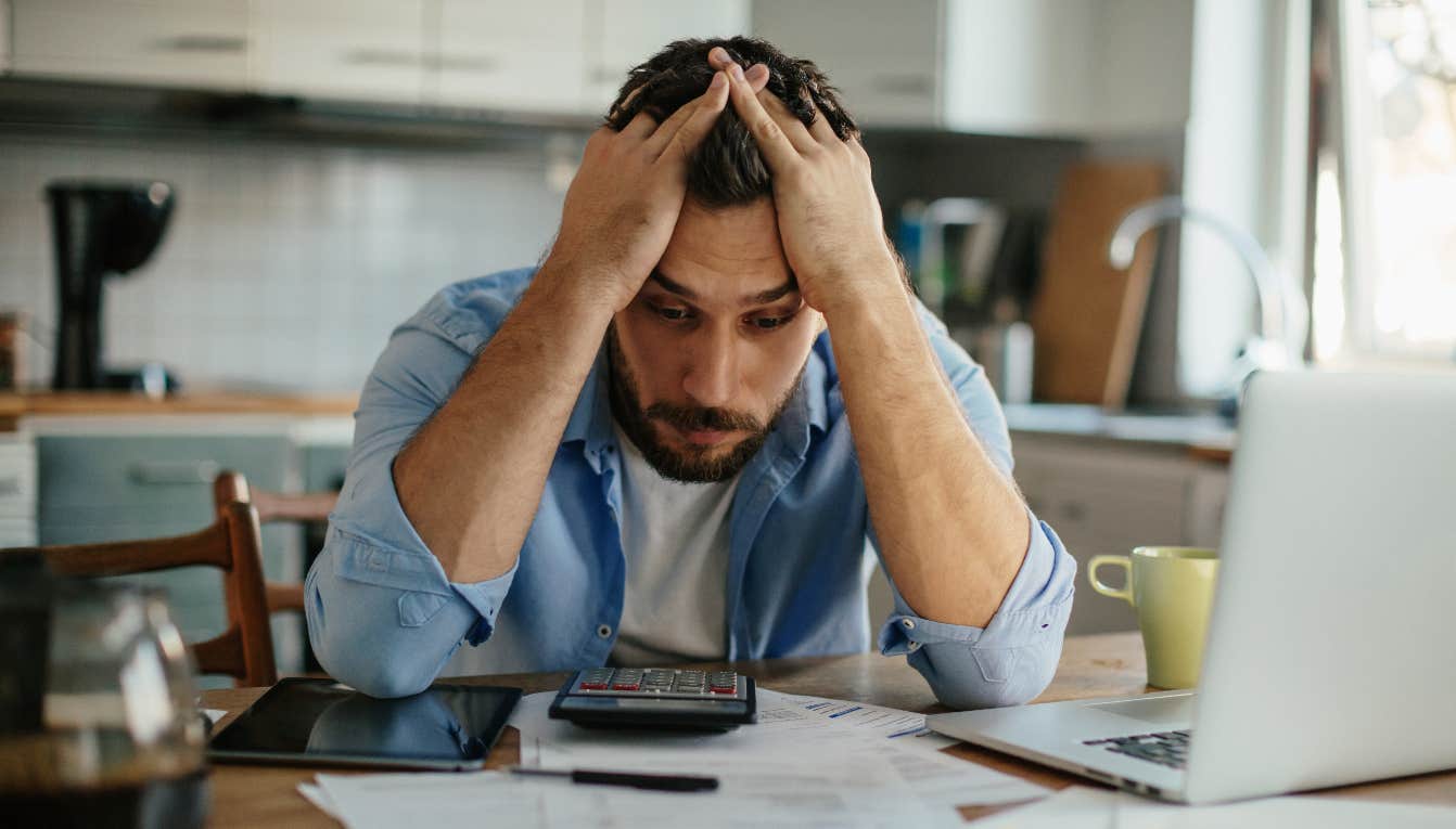 people who dont do one thing income live paycheck paycheck no matter how much money they make man stressed living paycheck to paycheck