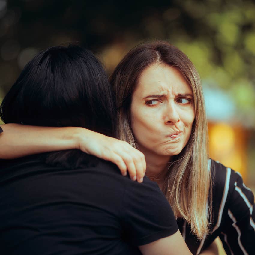 woman who has nobody to love them displaying the behavior of being judgmental