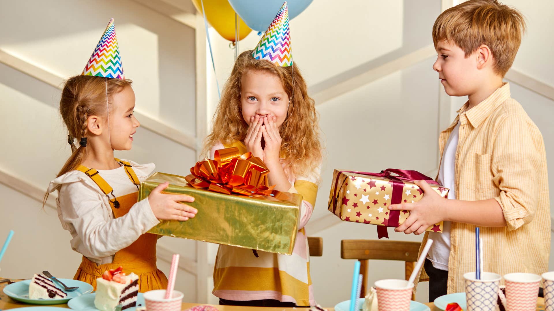 a young girls childhood friends came to all of her birthday parties