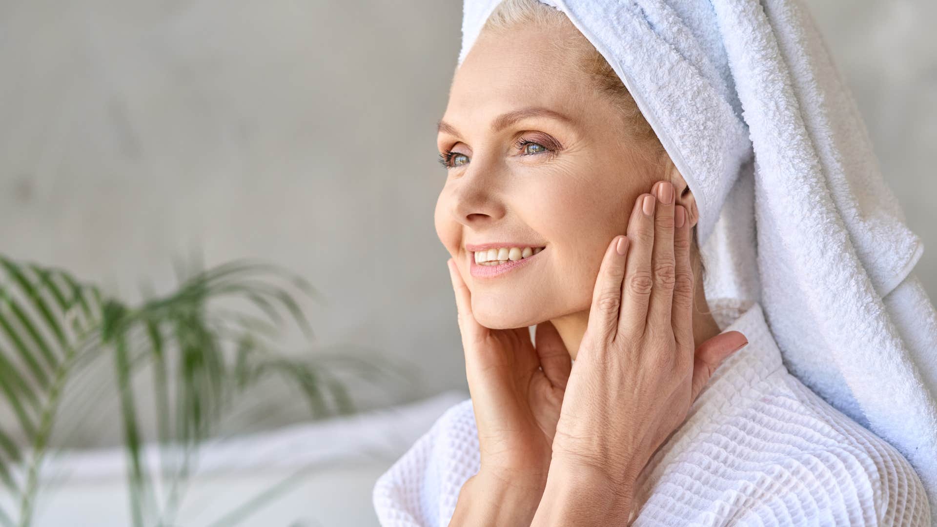 woman who looks remarkably young with basic skin care