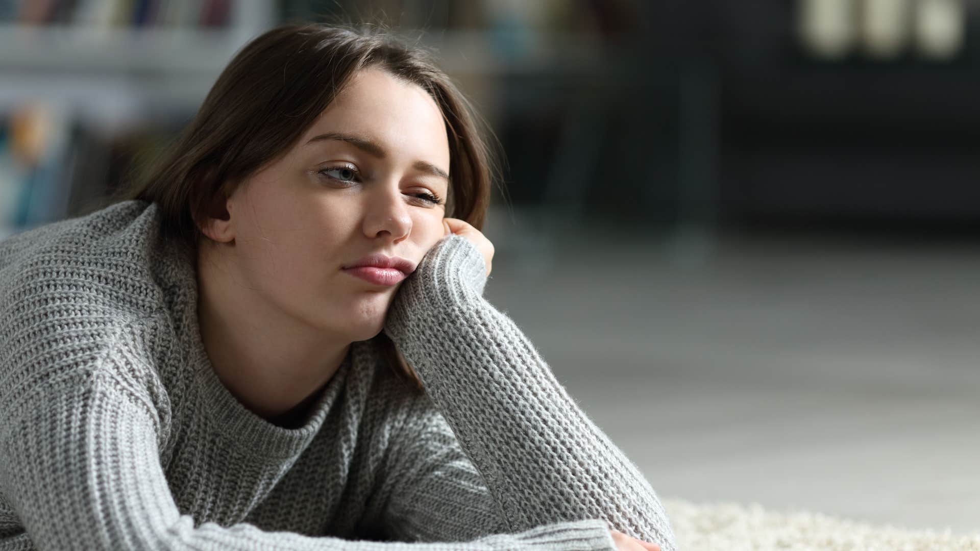 highly intelligent woman being lazy
