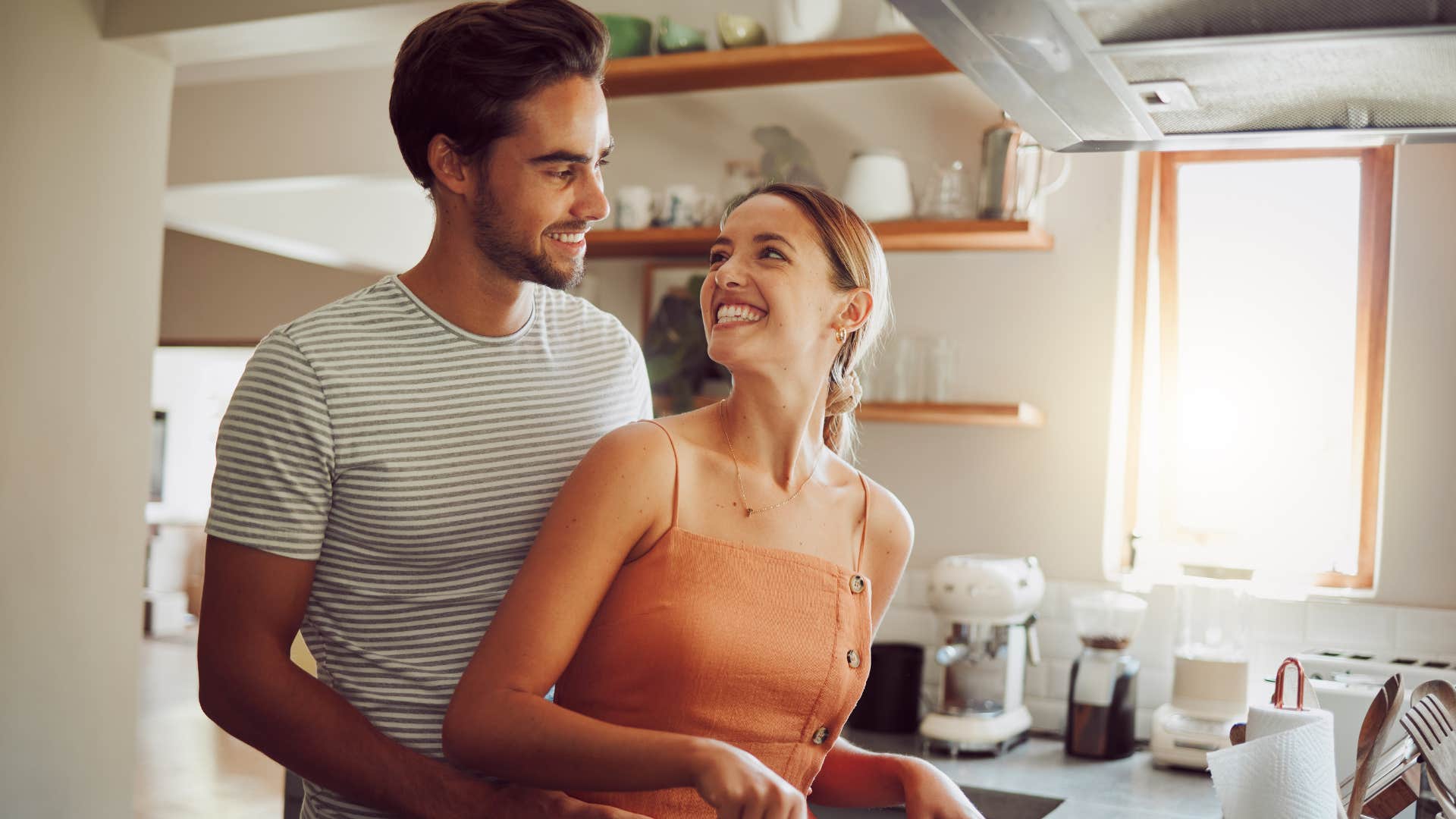 Cute couple truly in love