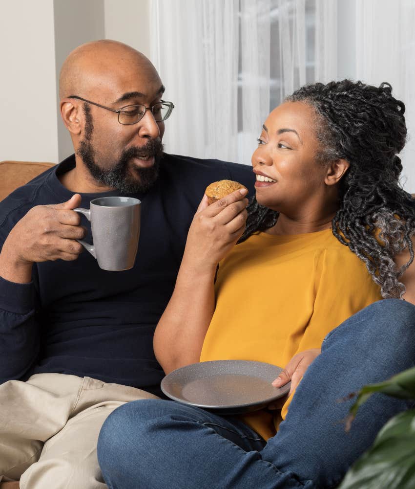 Couple truly love intimate moments