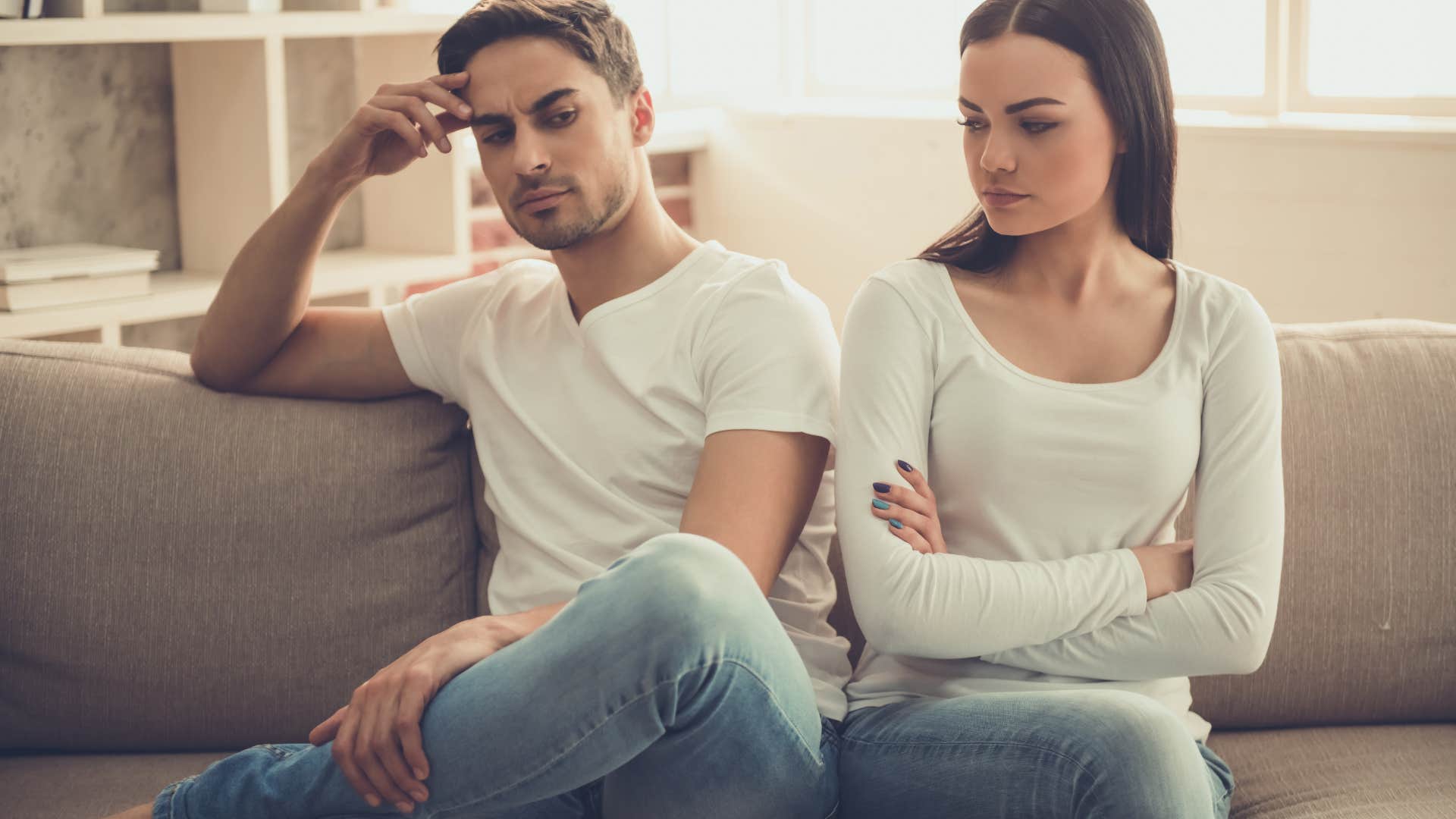 husband refusing to deal with his wife's mood