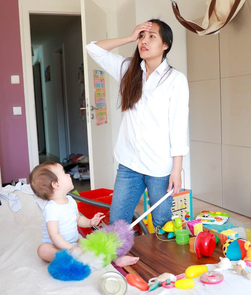 Stressed stay at home mom can not