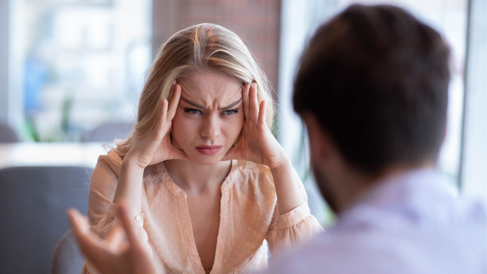 a husband tells his wife to do whatever she wants to do when she tells him about something