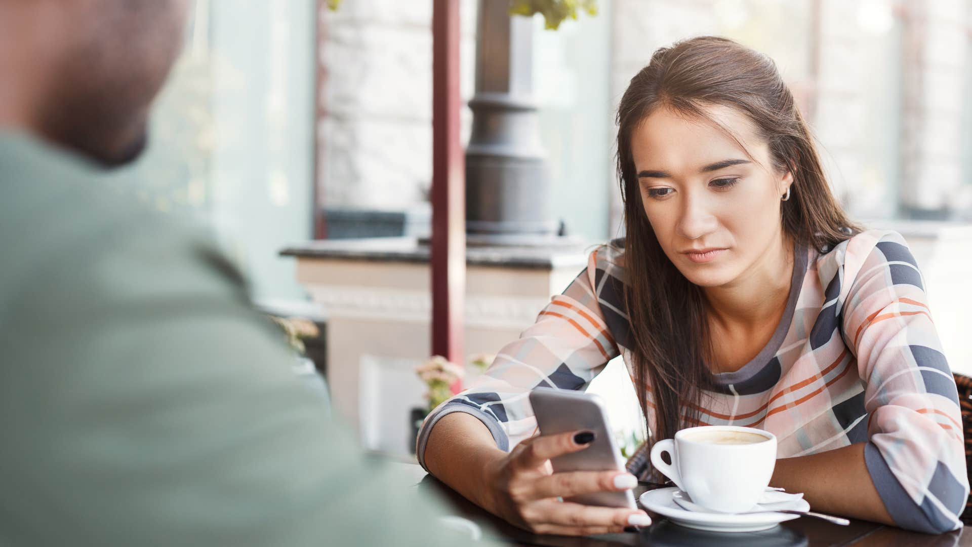 woman who wasn't raised with values lowering her standards