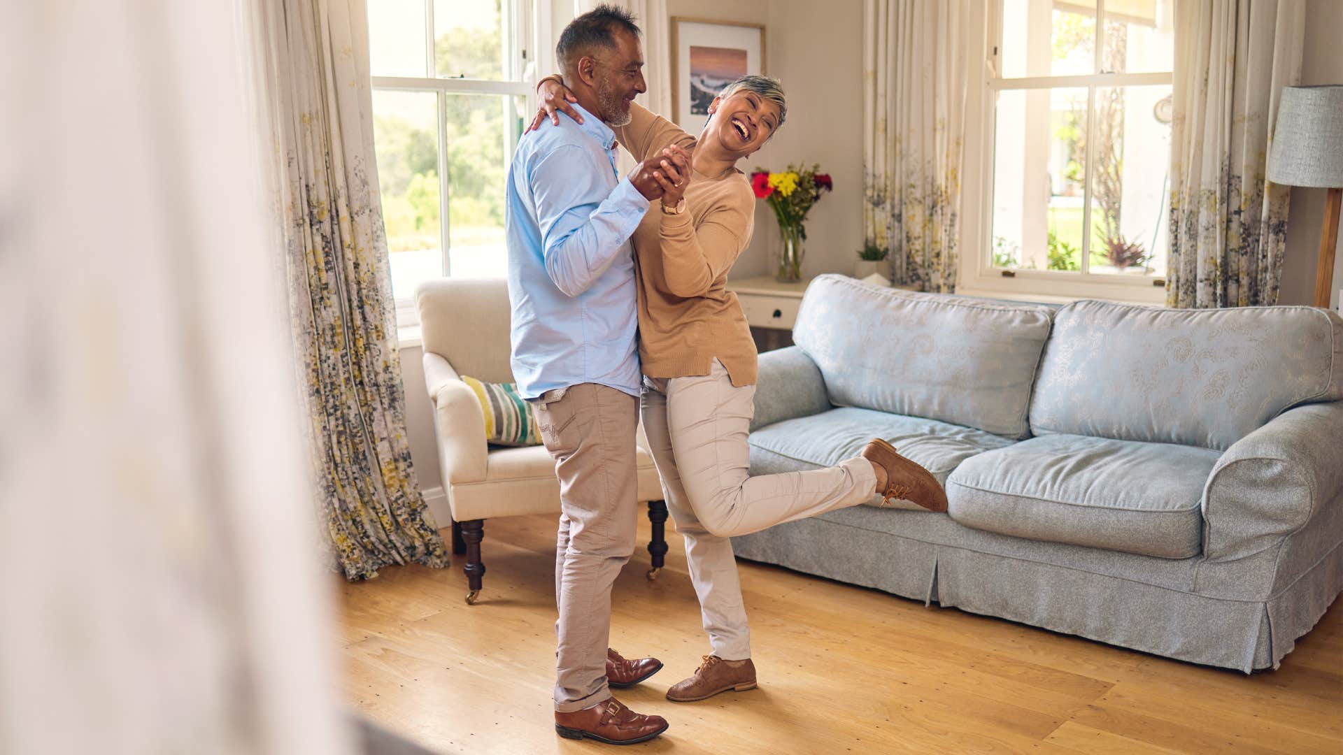 couple following the rules for an enduring relationship by creating an endorphin high together