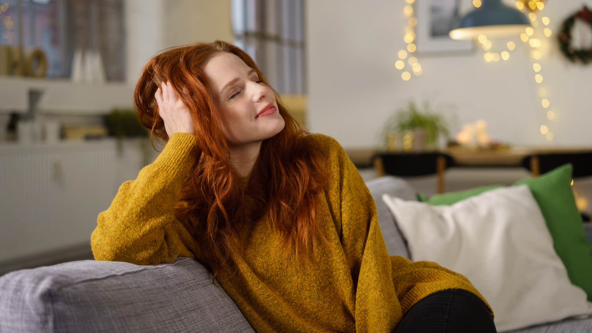 spiritual woman spending time alone