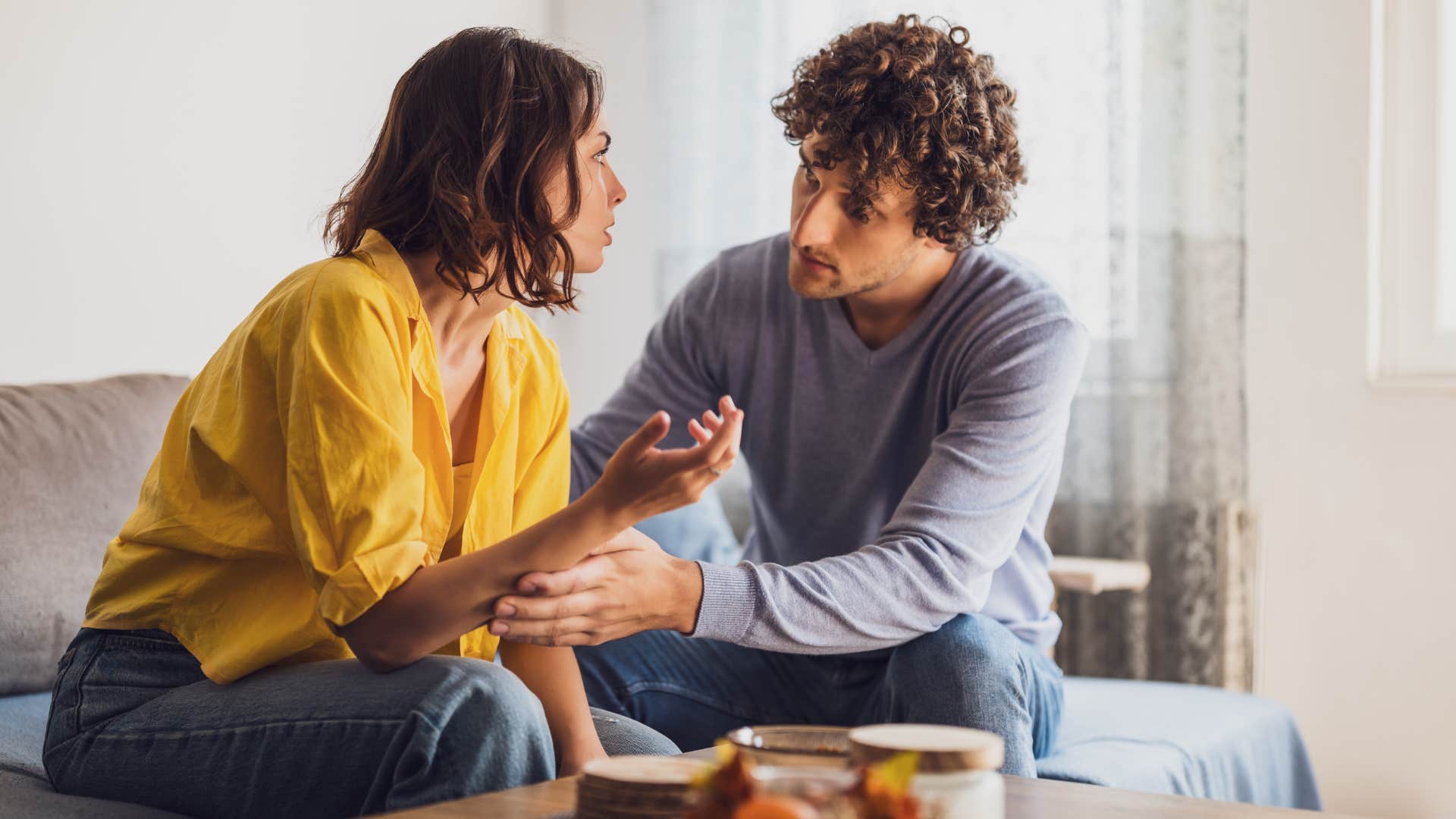 man who is highly attracted to woman as he fights fair