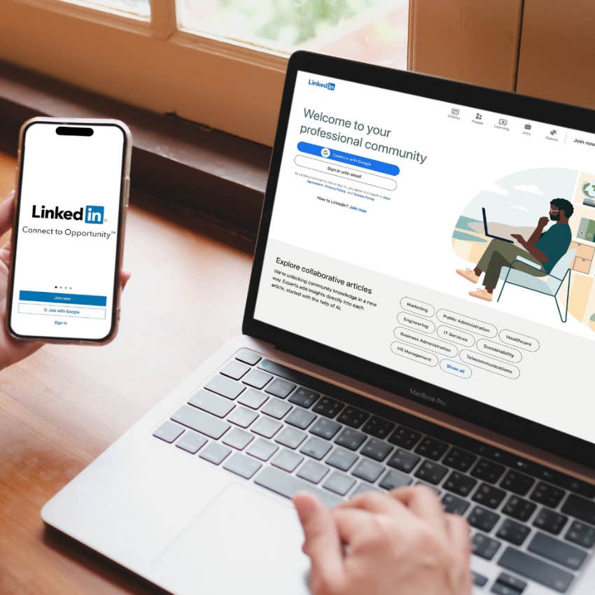 person on linkedin as their personal brand is now their dating profile