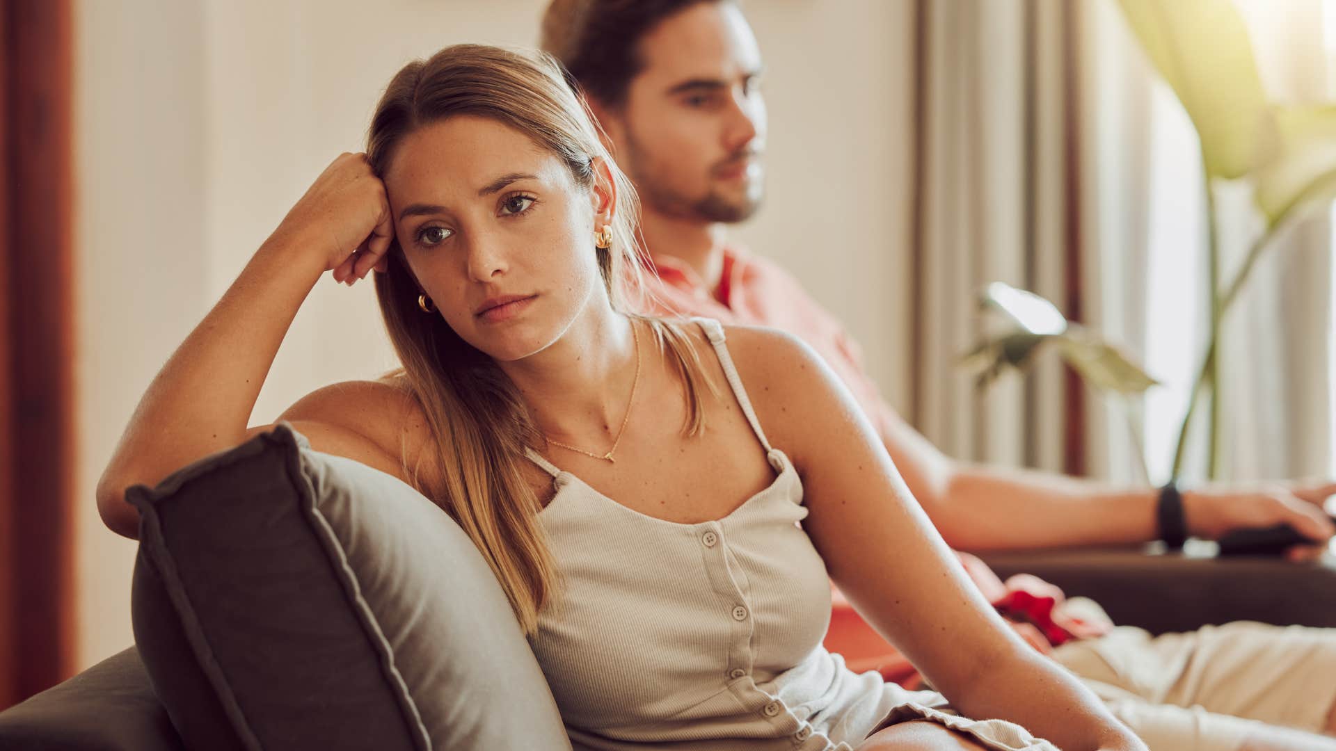 man who is cutting woman off from his life as he hasn't discussed exclusivity