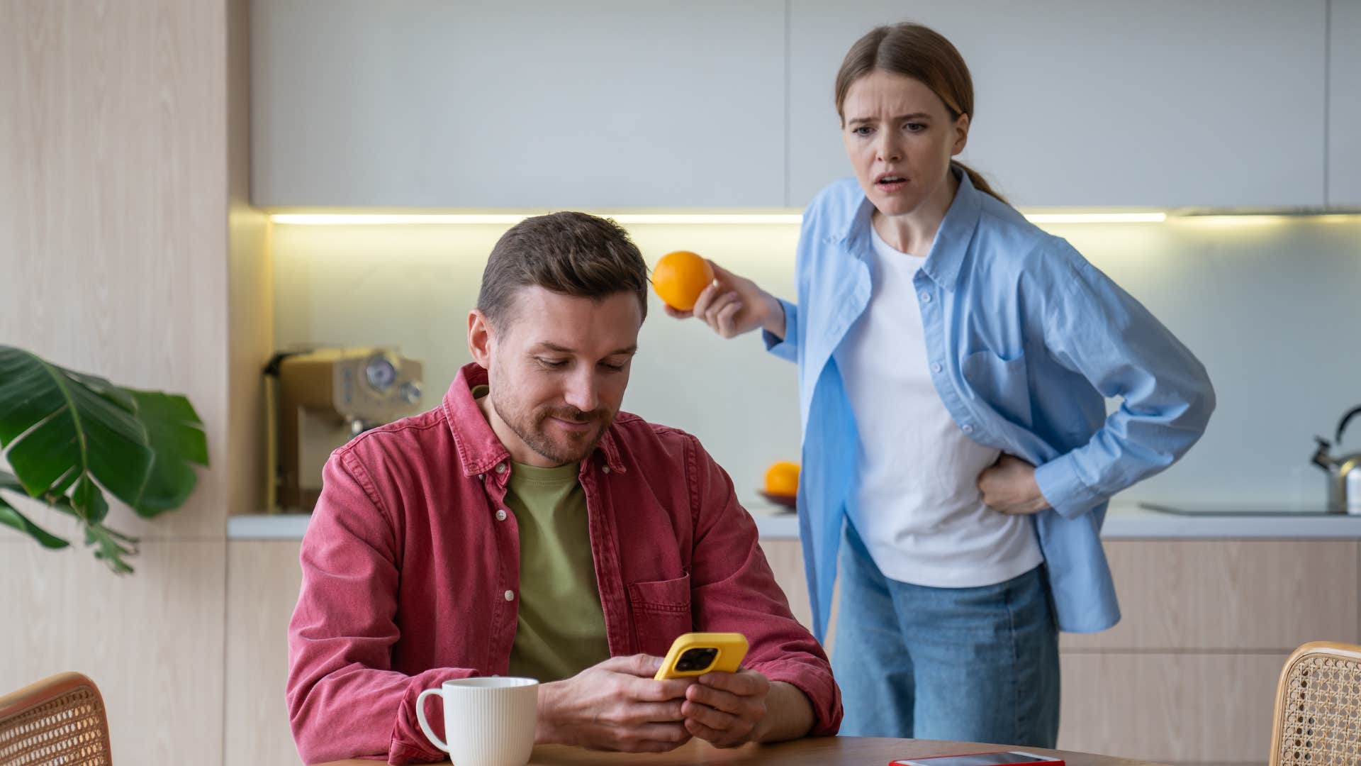 man who is cutting off woman from his life as his profile is still active