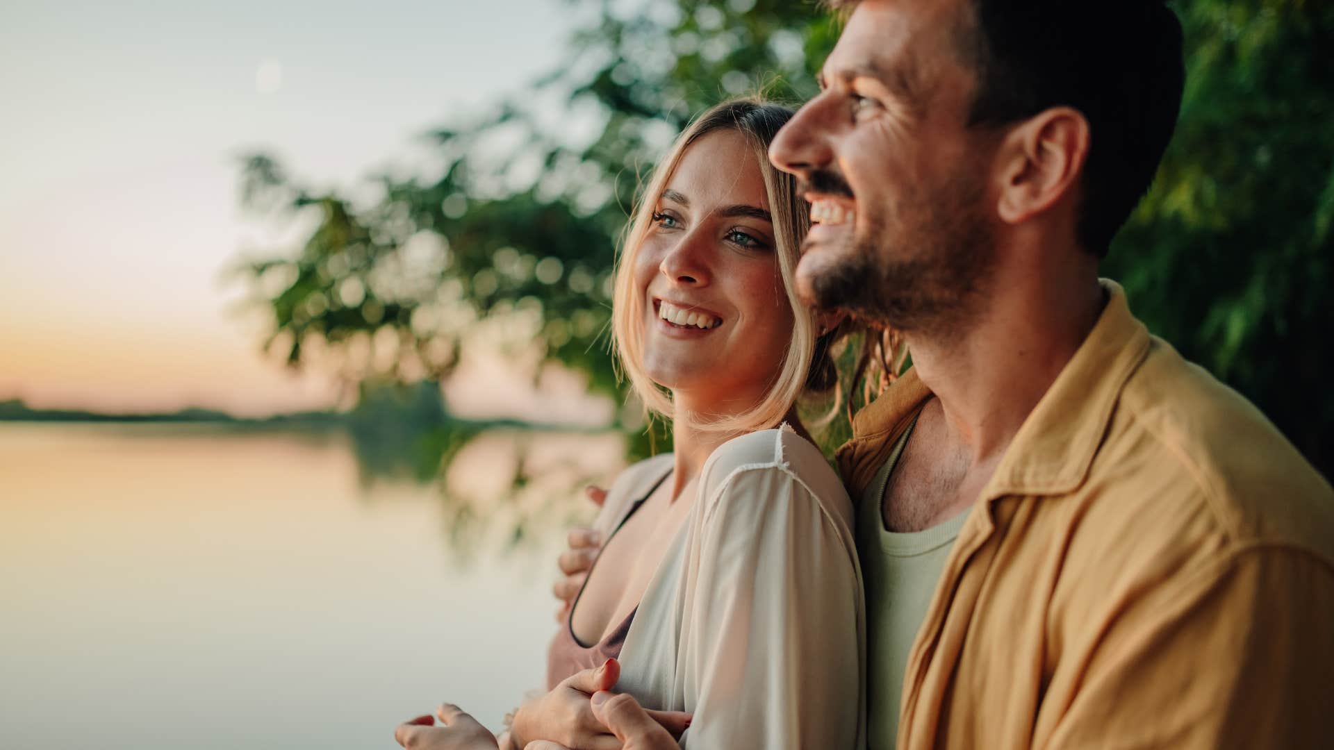 man who is a great husband and life companion as they have fun together