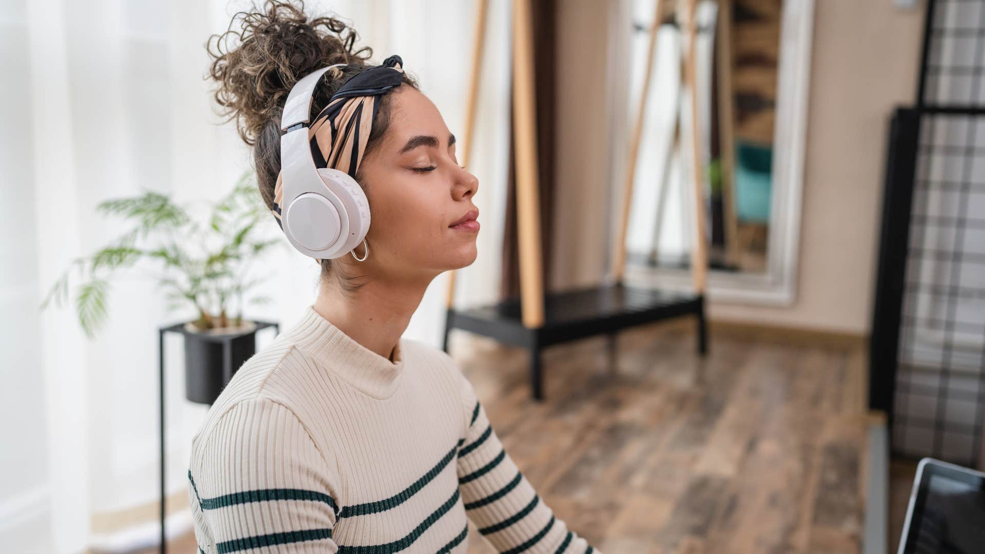 woman whose love shows up in her meditations as the universe wants them to be together