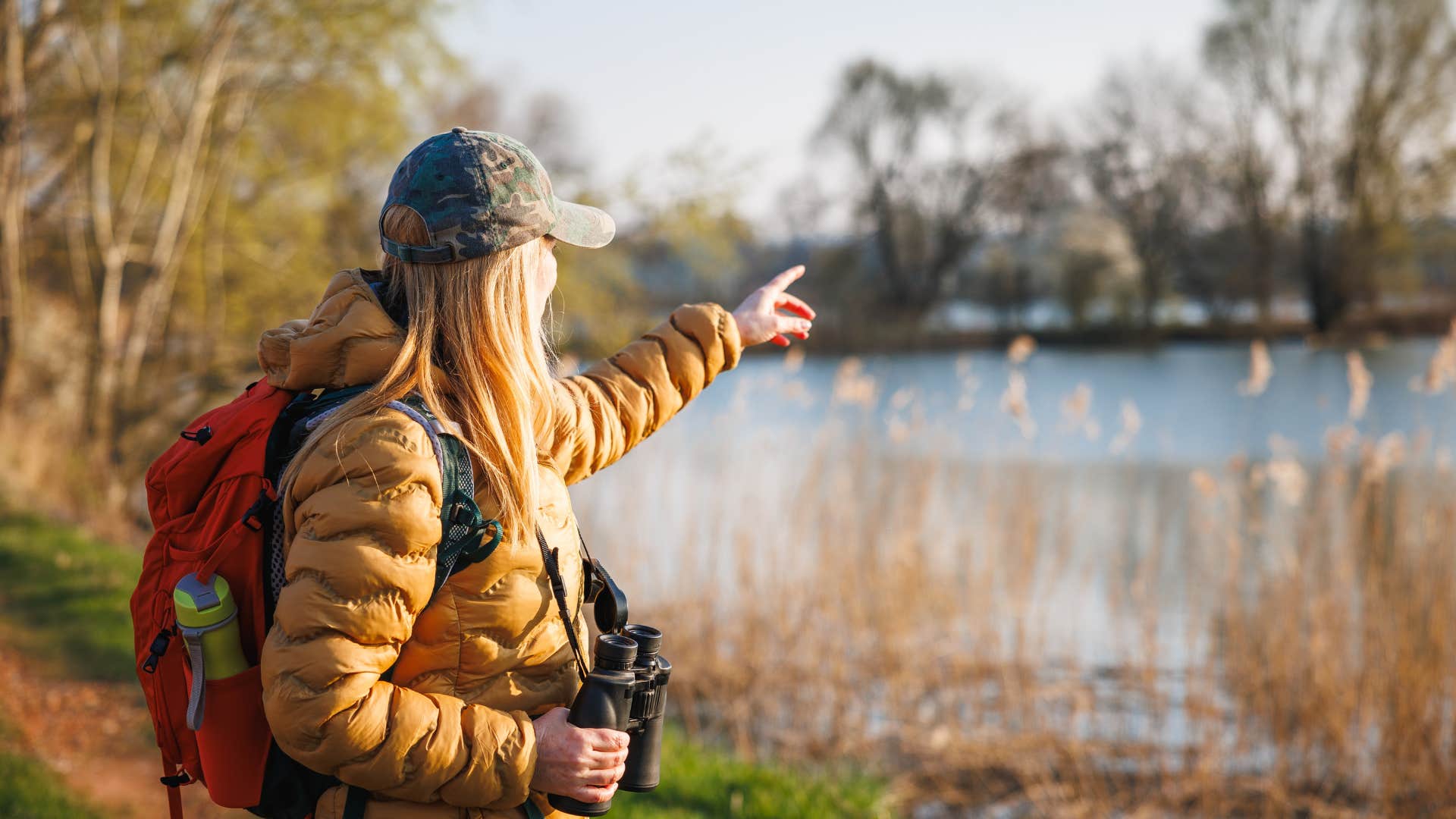 woman noticing specific animals on her hike that show universe wants them together