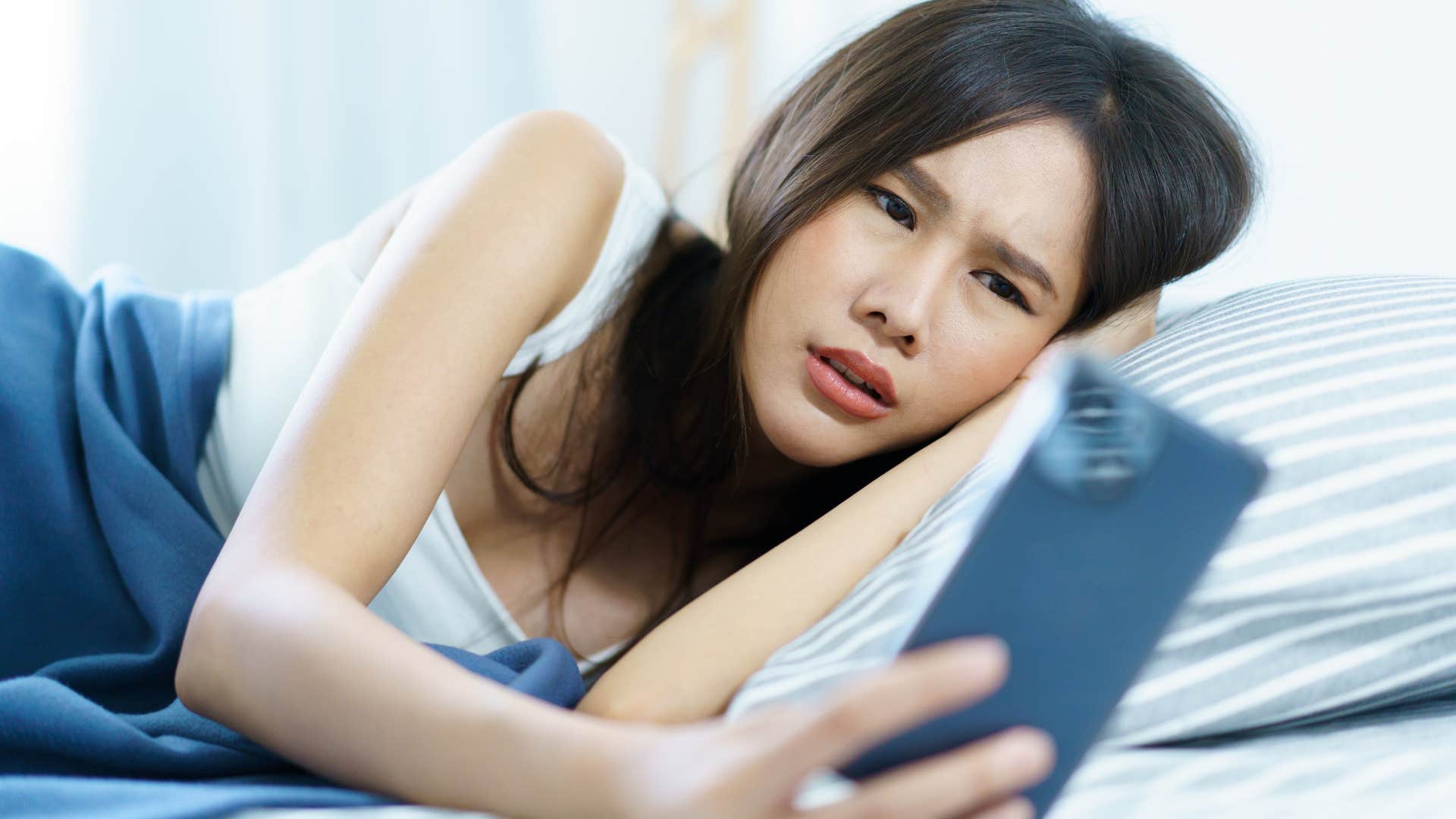 woman with a deeply problematic personality as she ignores his calls