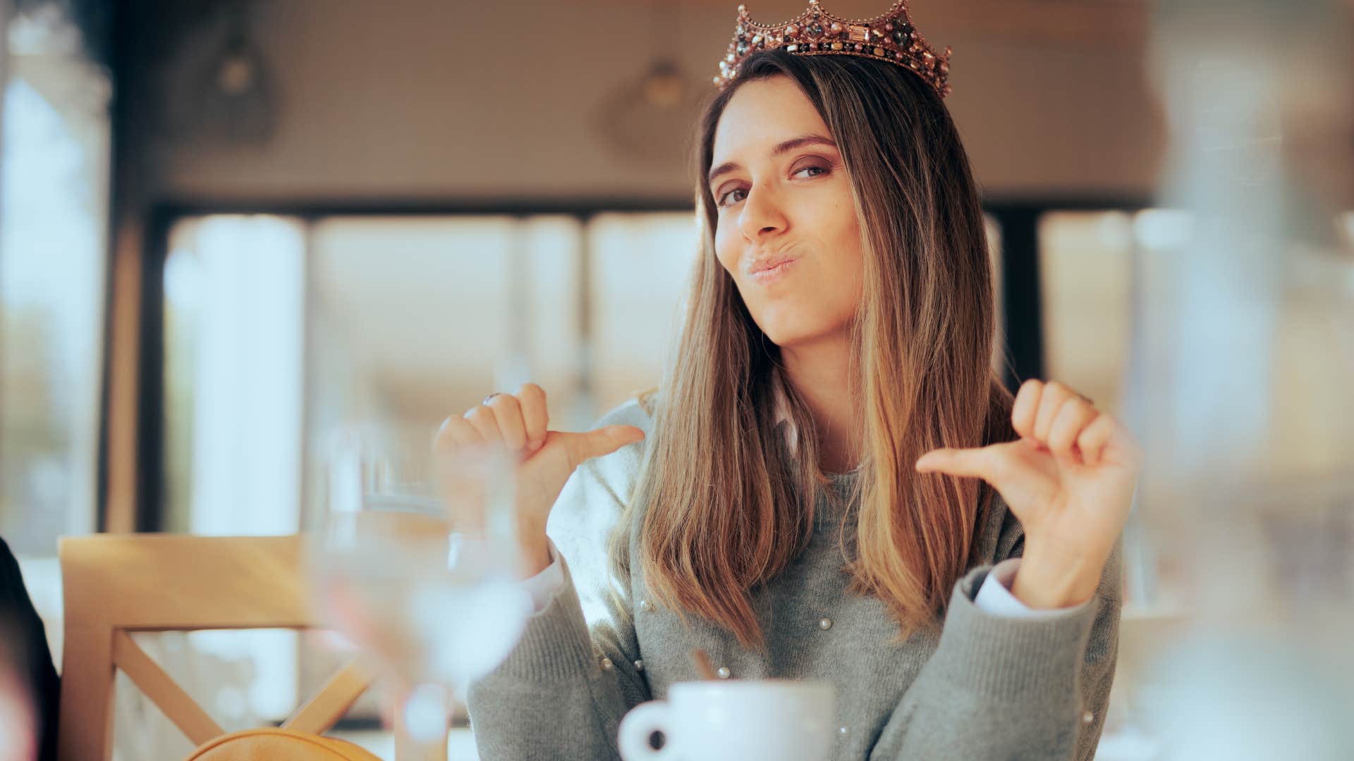 woman who is stuck in peter pan mode it's all about her