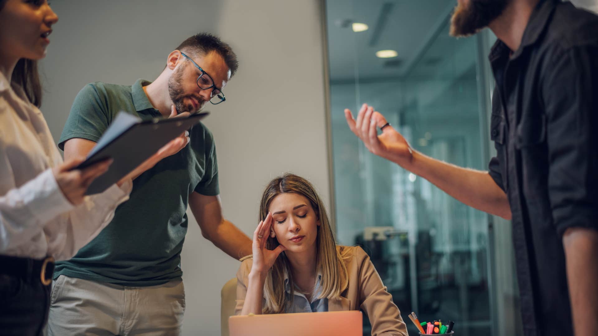 woman who is stuck in peter man mode and hates networking