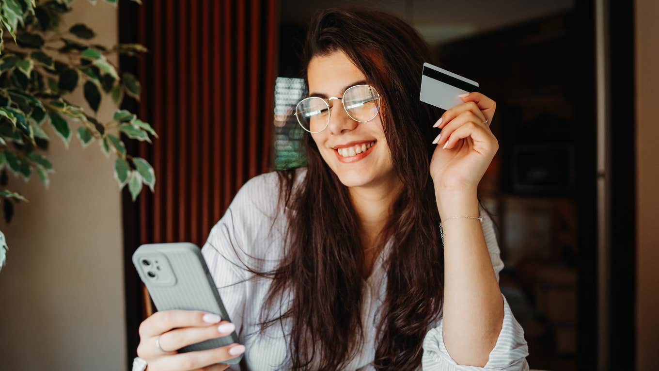 woman who is doing well financially