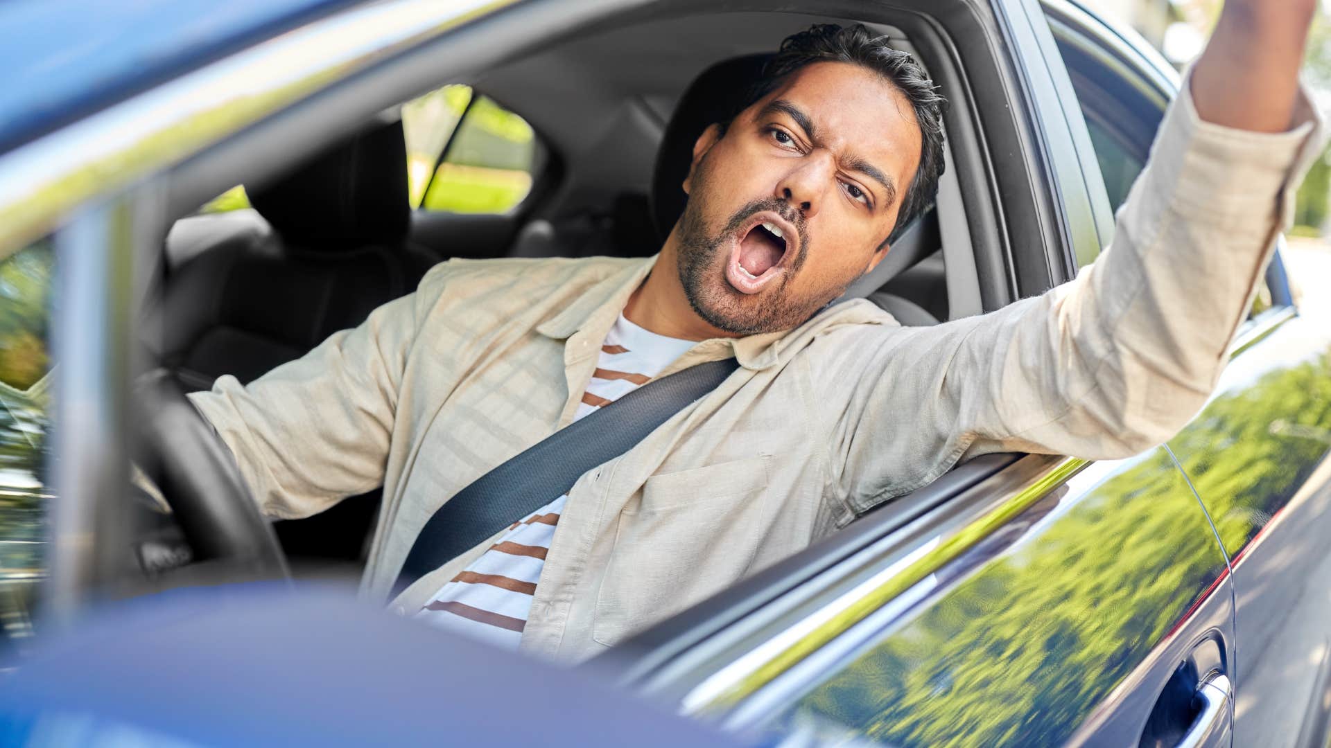 man in white jacket making drastic or impulsive decisions