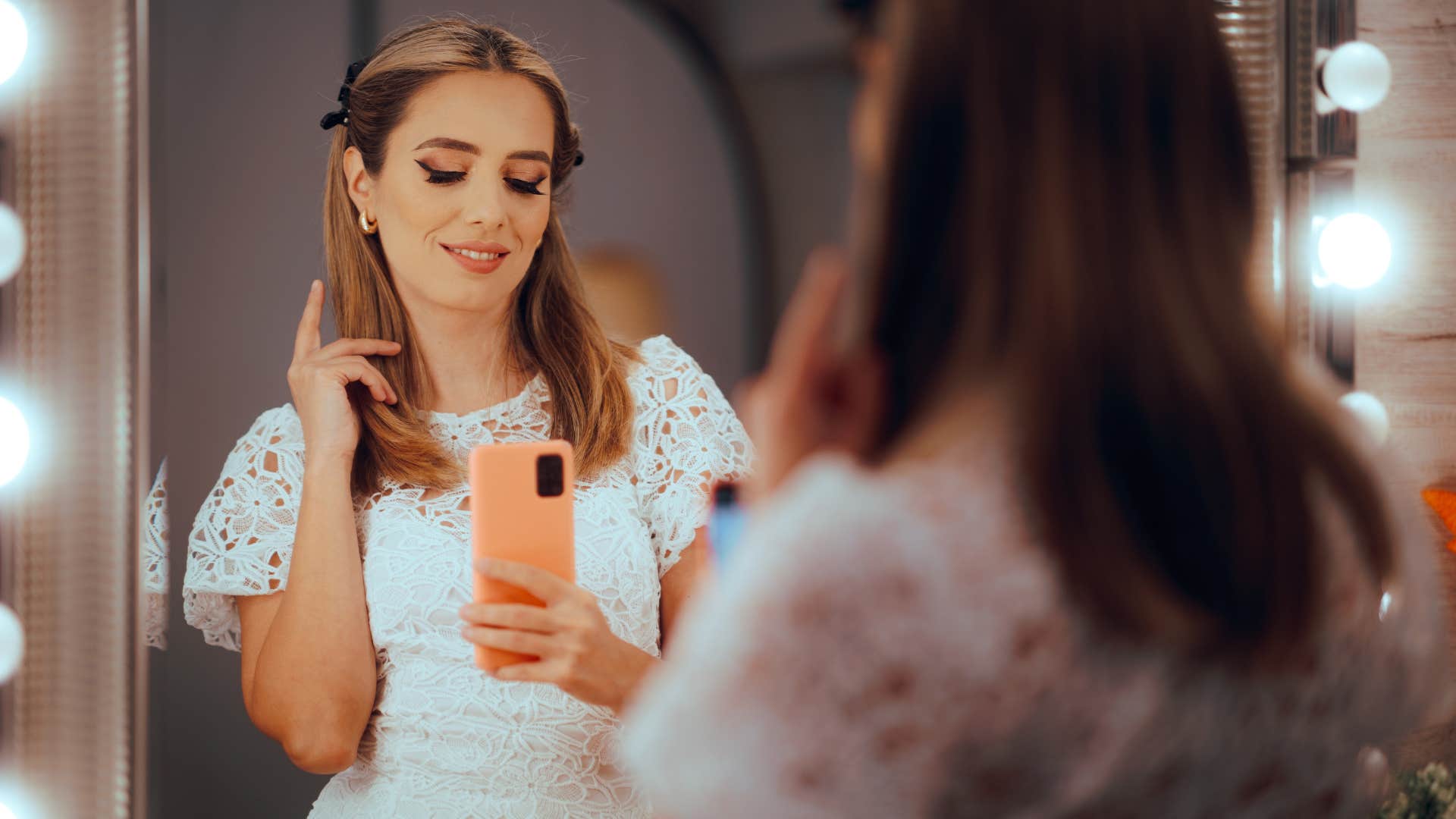 woman who has zero empathy for other people and is self-absorbed