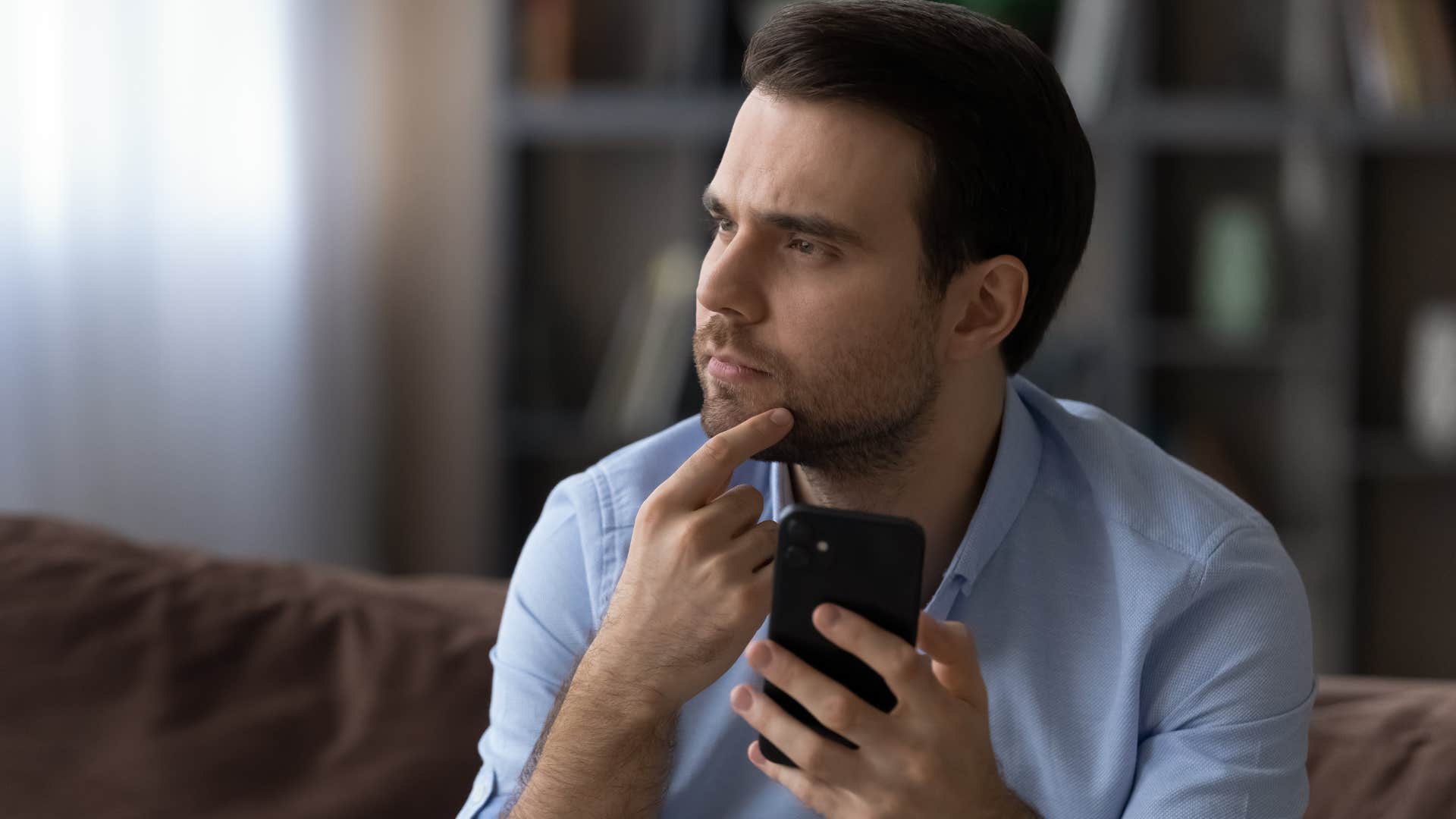 Man who makes decisions without consulting his partner.