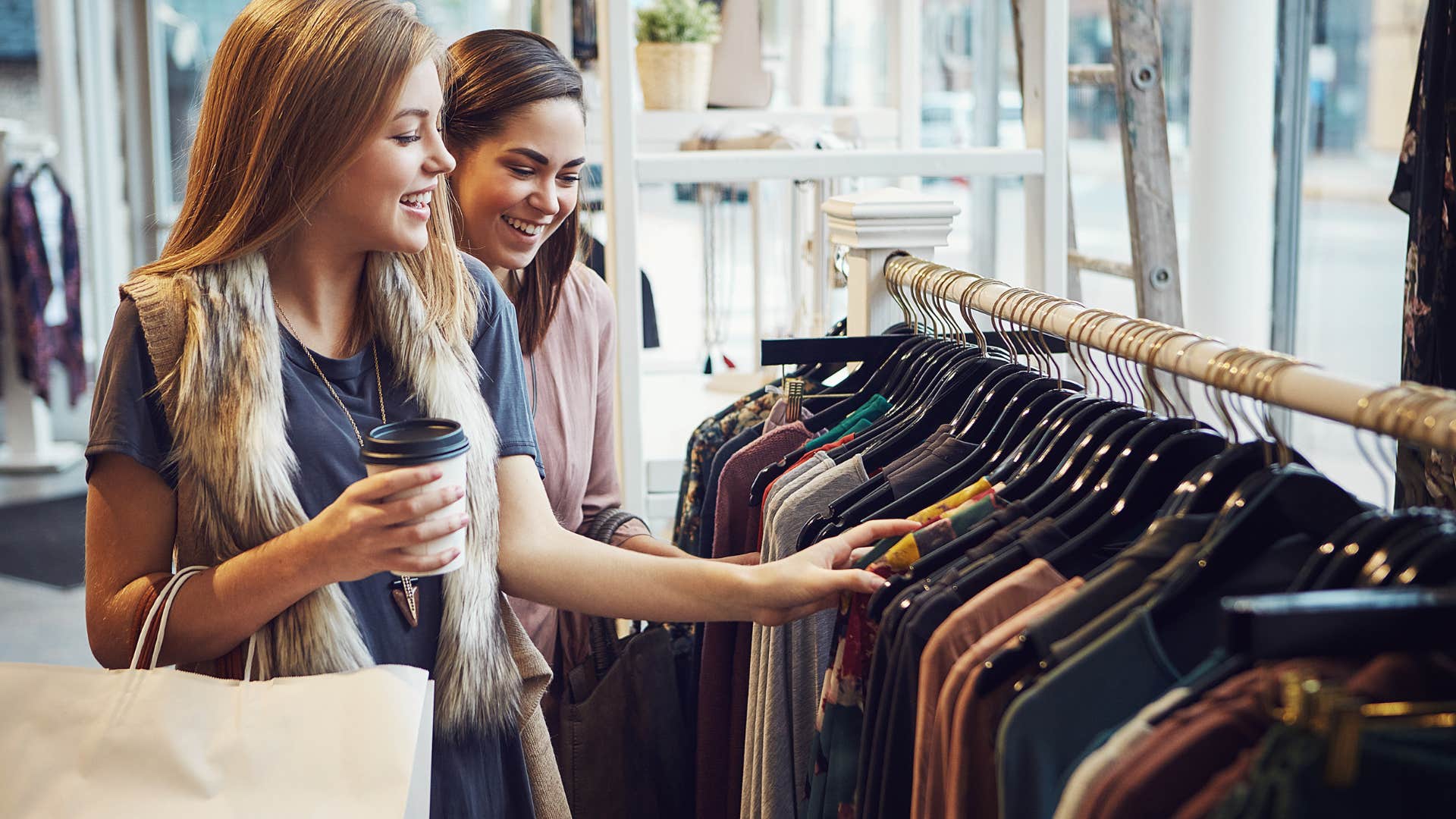 women shopping in store