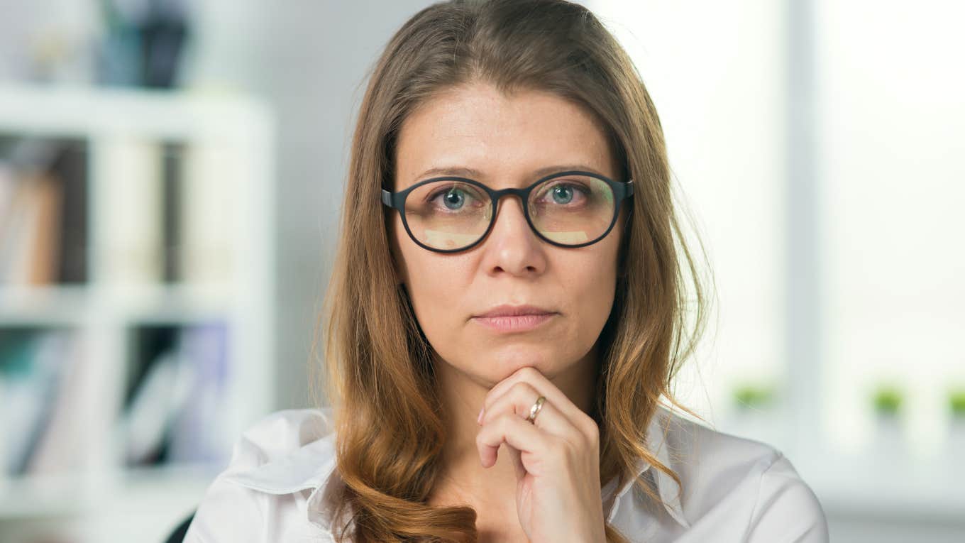 older boomer woman with outdated money beliefs