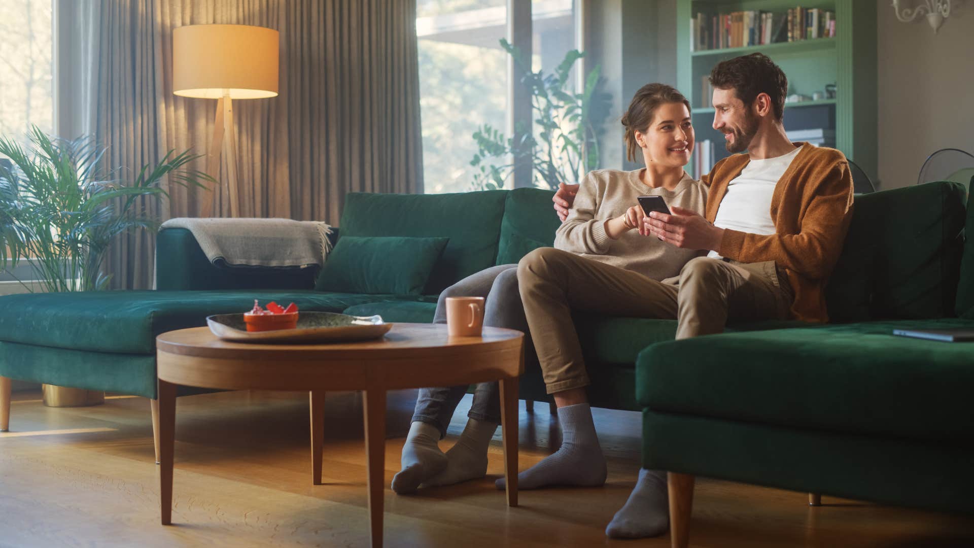 couple who have run out of patience for drama expressing appreciation