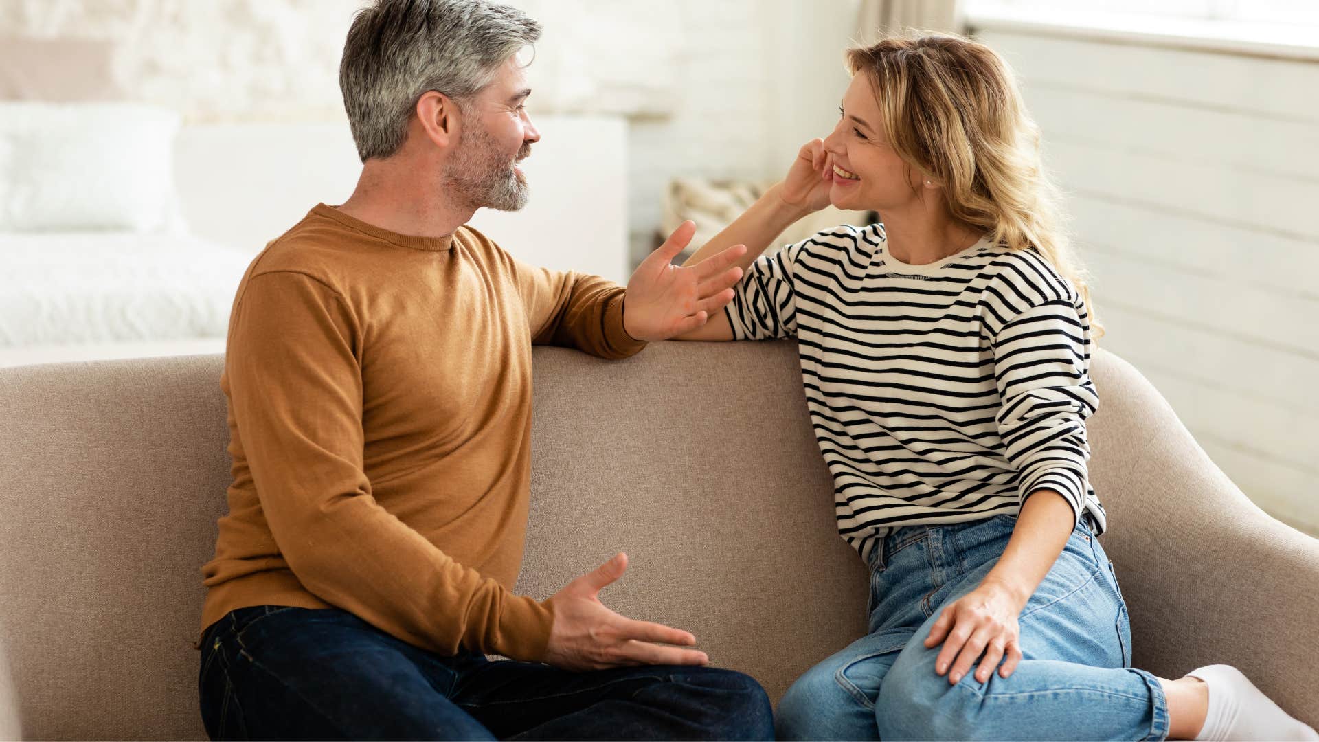 couple who have run out of patience for drama keeping tone in check