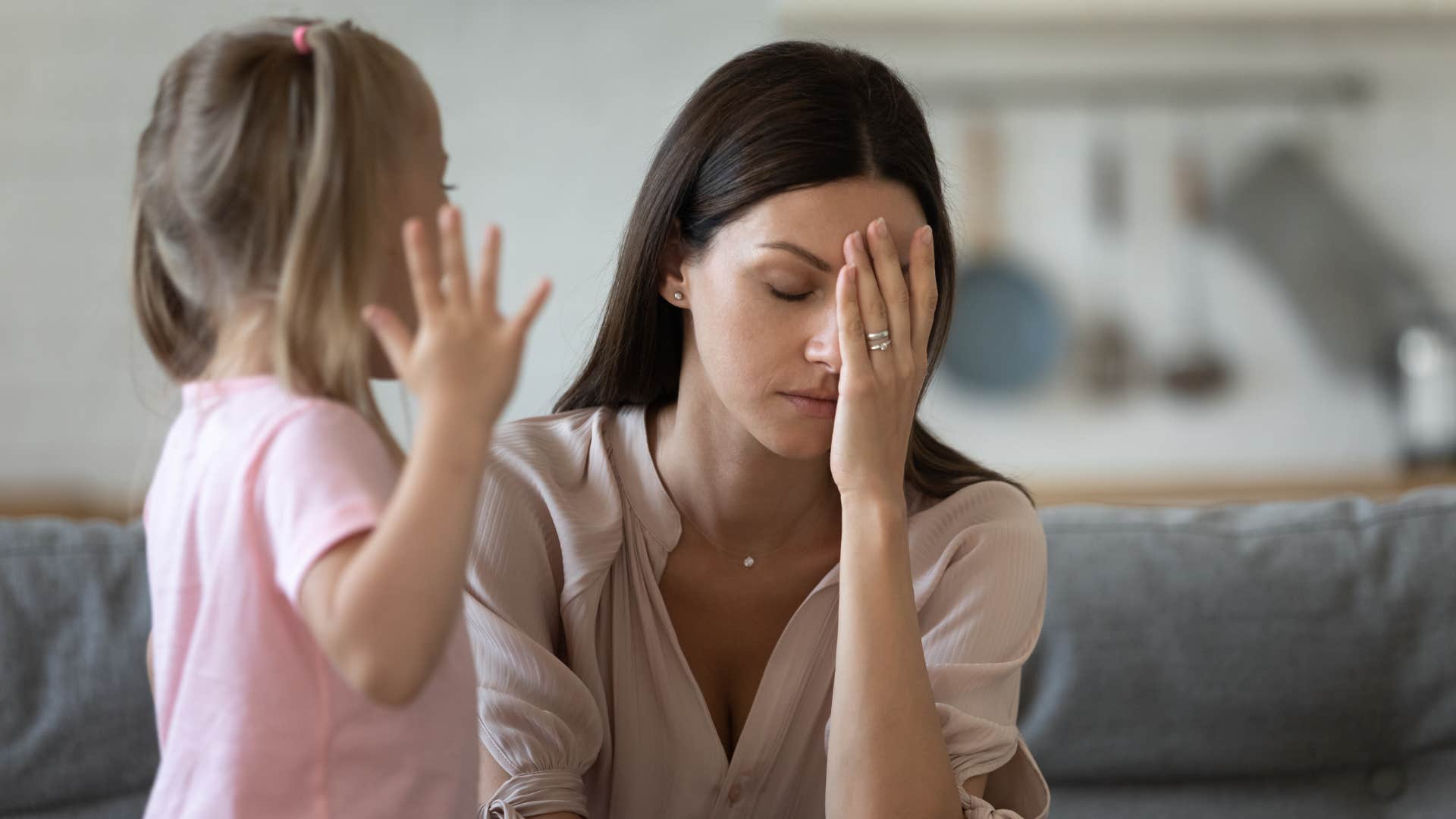 an entitled little girl tells her mother that she does not want to do something