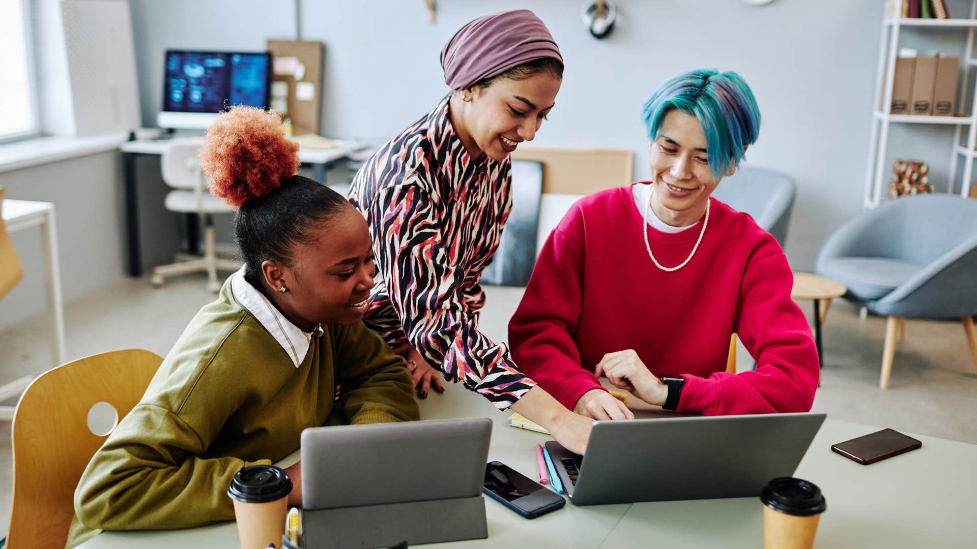 a group of gen zers discover that a nine to five job is not as bad as they thought it would be
