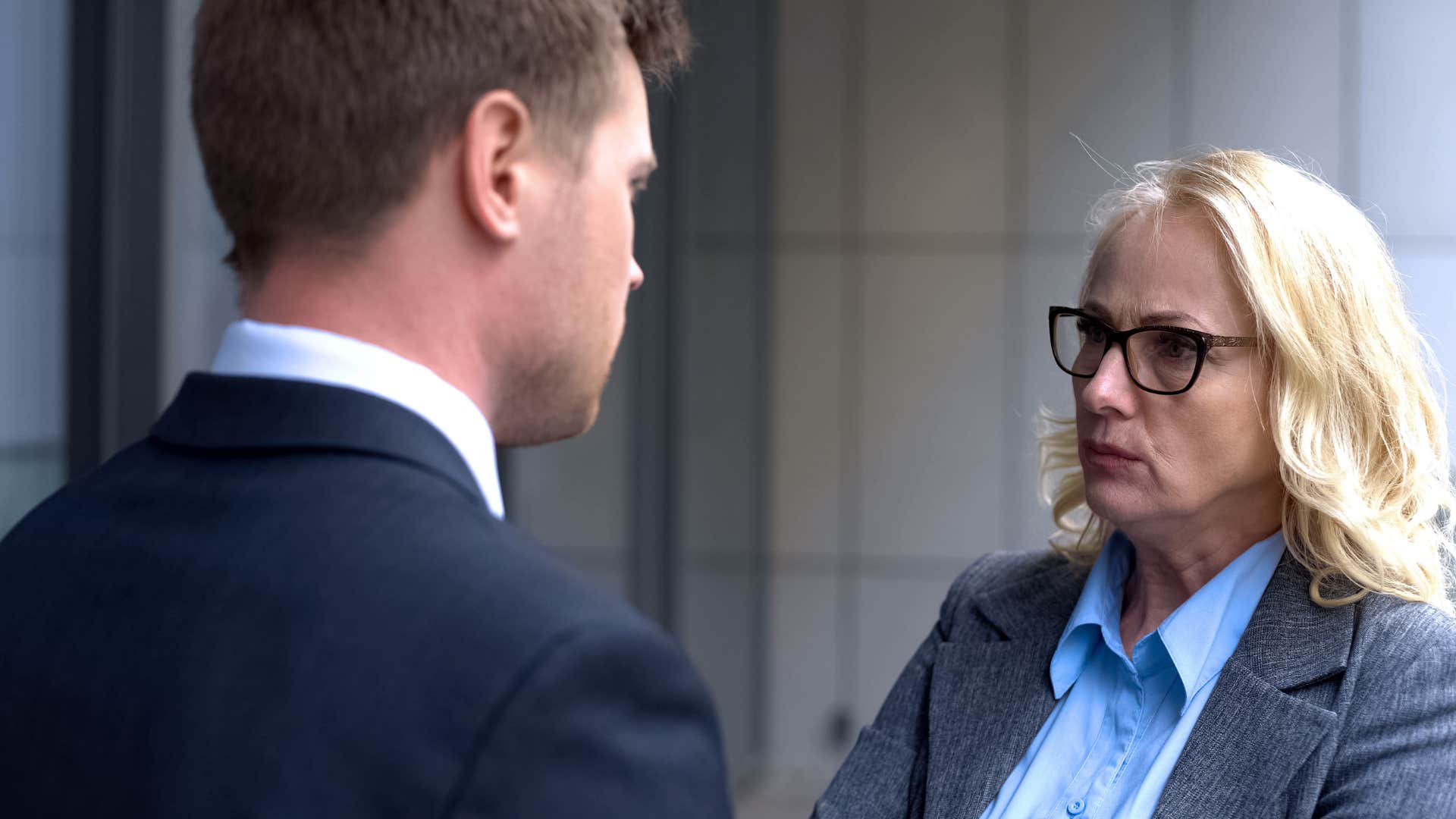 a woman cannot accept constructive criticism from her male employee