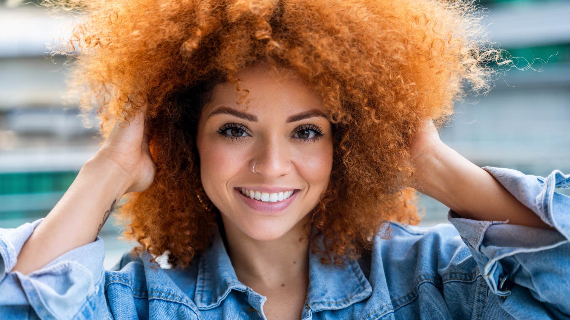 self-confident high-value woman smiling