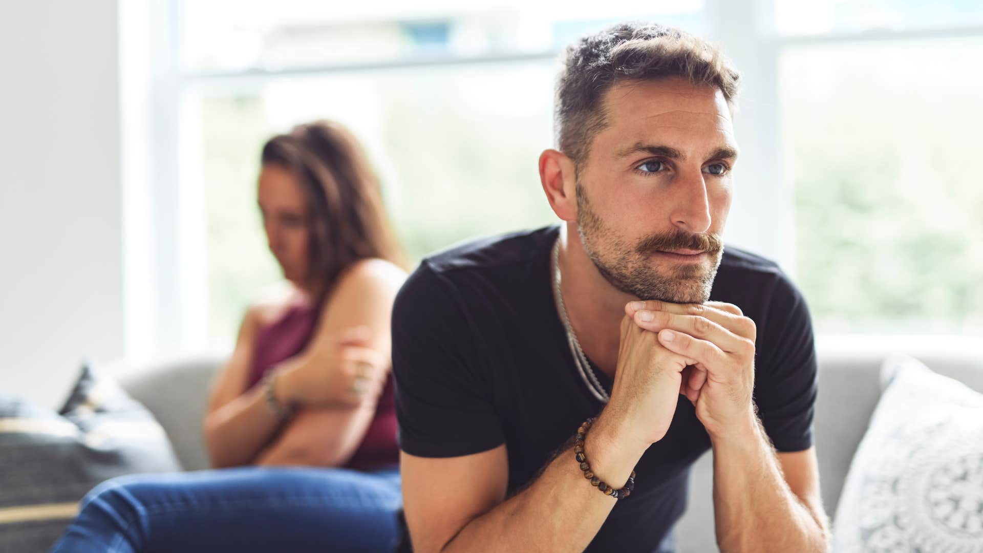 husband who cut off communication with his wife