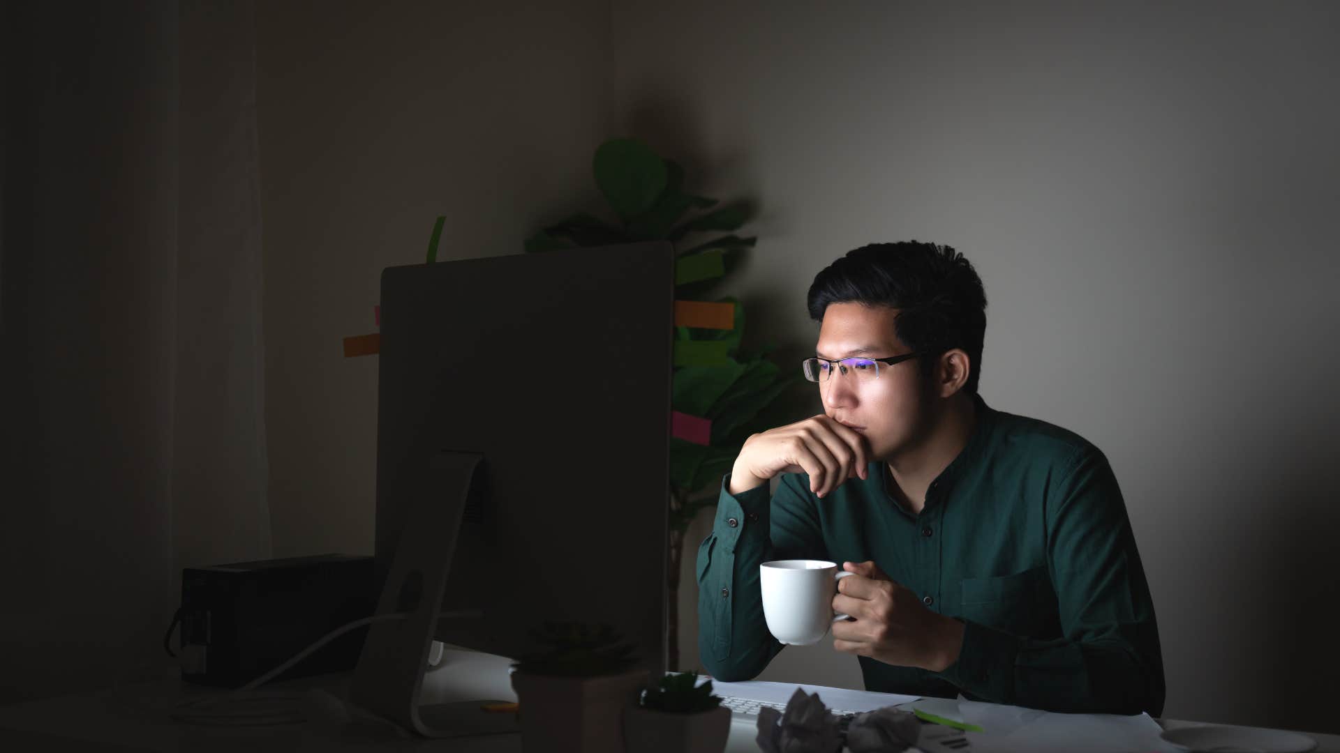 husband who uses work as a distraction