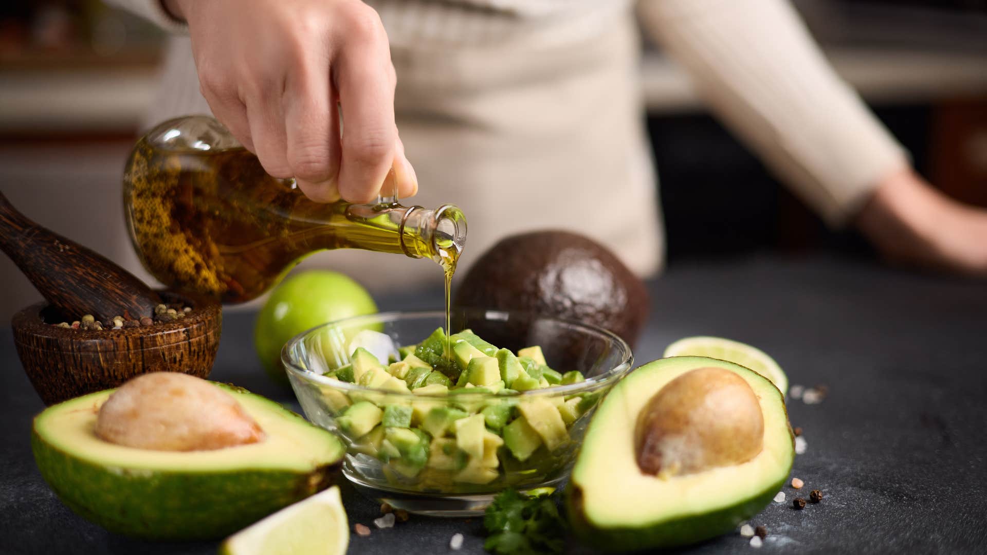 woman who never feels guilty about eating avocado