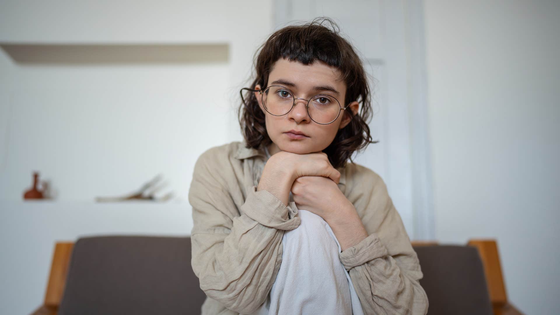 introvert in emotional turmoil feeling indifferent to help