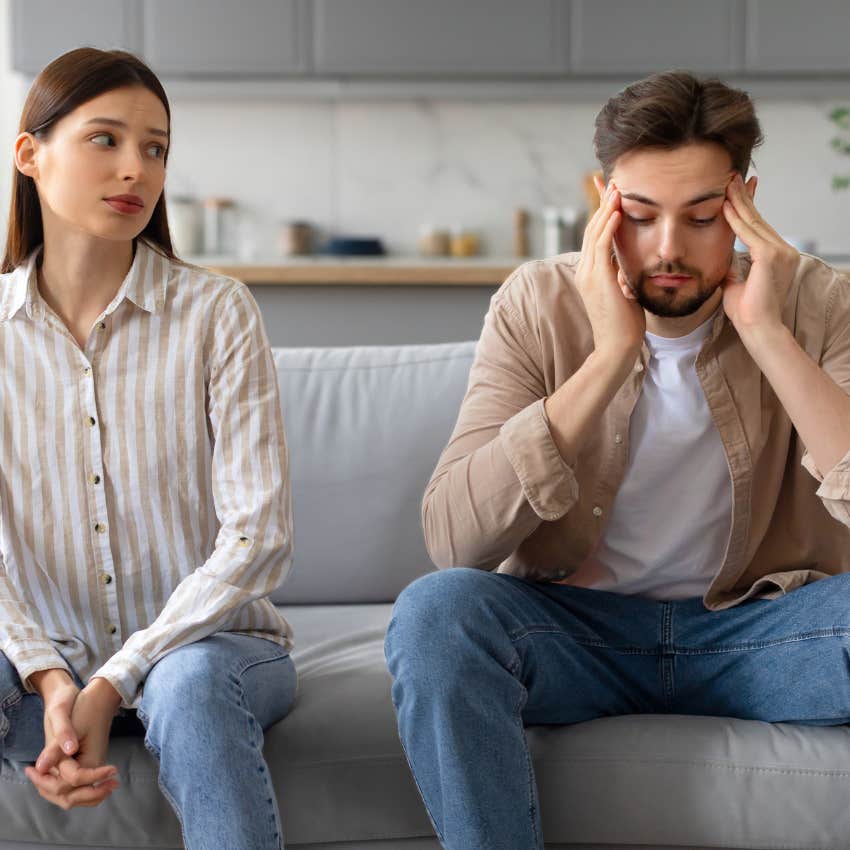 narcissistic partner invalidating feels from woman and rejecting her emotions