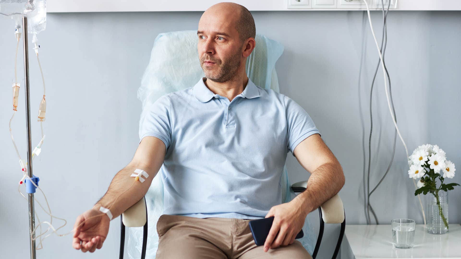 a man had to pay out of pocket for his health care because his healthcare will not pay