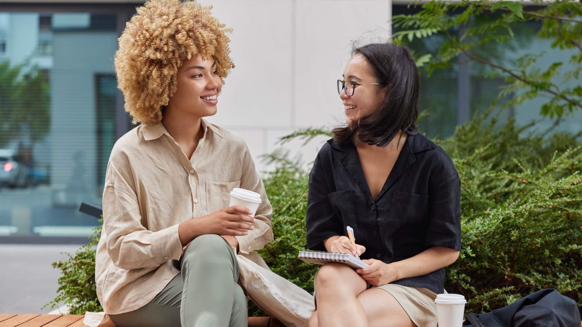 friends with differing opinions finding common ground