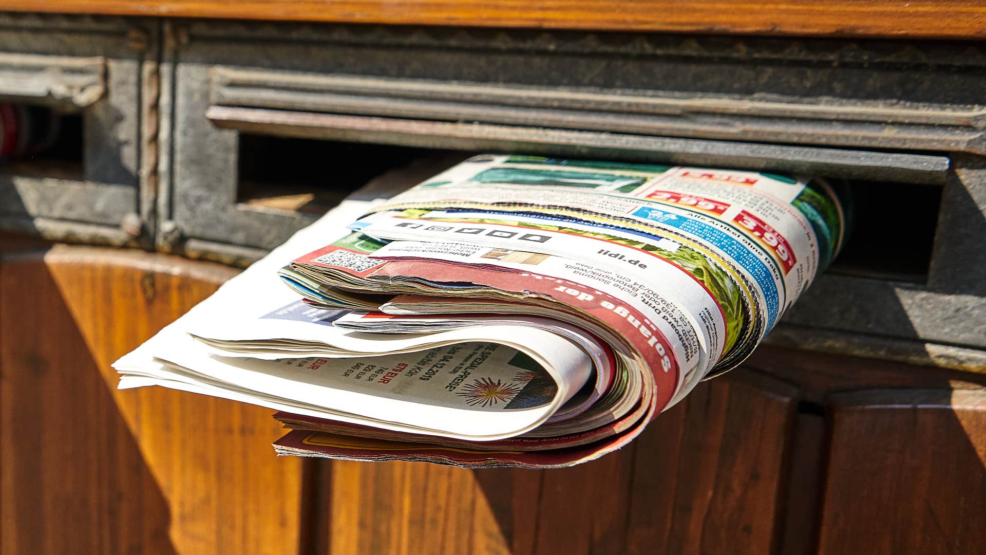 person with actual common sense never keeps Junk mail in their home