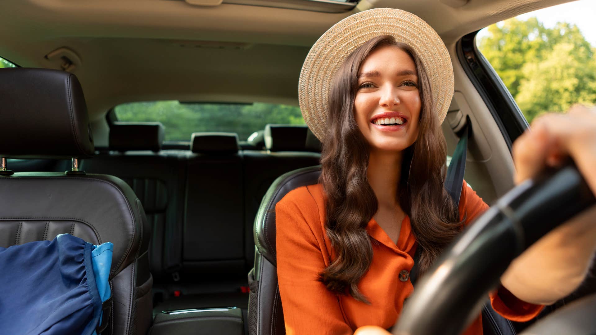 woman taking impulsive trip