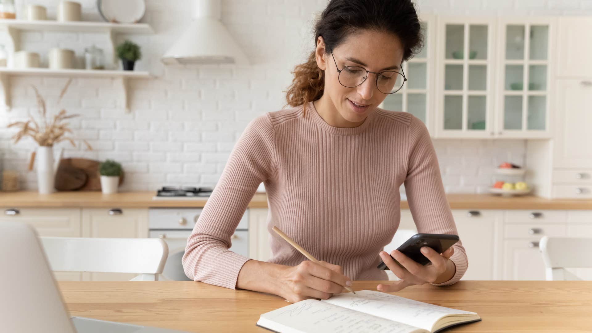 woman who is staying busy to feel productive